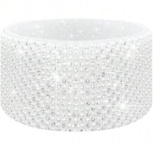 Sparkling Rhinestone Glitter Silicone Boot For Cups 20-40oz & Modern Trek Tumblers - Anti-Slip Sleeve Fits 2.8-2.9" Bases, Compatible With 30-40oz Models - 7.5CM - View 20