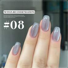 MIANEL 12ML 冬季玻璃珠猫眼凝胶指甲油 2026 新款闪光水晶冰糖小灯泡猫眼指甲油 白色指甲 蓝色指甲 红色指甲 冰透明指甲 粉色指甲 冬季指甲 美甲沙龙专用指甲用品 - 彩色 - 查看 21