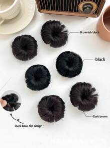 2 件套婴儿发髻发饰，幼儿发夹配件