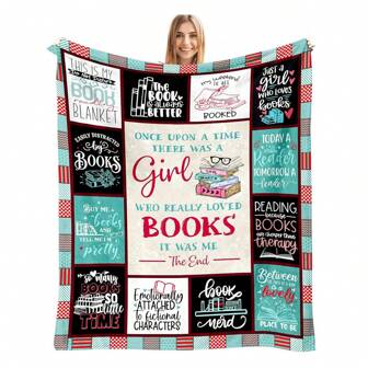 Book Lovers Gifts For Women, Bookish Gifts For Book Lovers Women, Book Lovers Xmas Gift Ideas Throw Blanket, Reading Gifts For Readers/Librarian/Book Nerd/Bookworm, Book Club Gifts