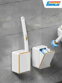 FoBianJie Disposable Bathroom Cleaning Brush, Toilet Bowl Cleaner Brush, Cleaning Brush Set With Replaceable Heads - Multicolor - View 11