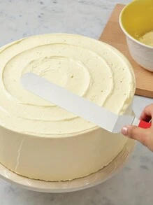 3 件套蛋糕刮刀套装，不锈钢糖霜刮刀套装，用于抹平蛋糕 - 6 英寸、8 英寸、10 英寸蛋糕装饰工具返校