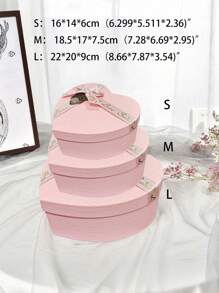 Scatole regalo per San Valentino, regali commemorativi per matrimoni, scatole regalo a forma di cuore con nastro, scatole regalo vuote rivestite, scatole regalo piccole per confezioni floreali, scatole regalo per matrimoni, Natale, Capodanno, feste di compleanno - Multicolore - Visualizzare 9