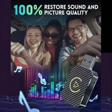 "Wireless CarPlay Adapter & 2-In-1 USB-C Converter, Compatible With IPhone And Android. Portable, Plug-And-Play, Supporting Music Streaming, Phone Calls And Navigation. With Universal Compatibility, Built-In Wireless Technology And No Battery Needed." - Black - View 6