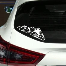 For SUZUKI JIMNY Car Sticker 4x4 Offroad Mountain Sticker Waterproof Vinyl Film Car Accessories PVC Auto Exterior Decoration - 21x7cm/8.27x2.76inch - View 1