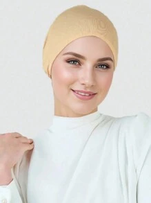 1 buc. Bandă de păr moale pentru femei, înfășurare de păr elastică în culoare solidă, turban cu bandă elastică antiderapantă care absoarbe umezeala, potrivită pentru sport și ținute casual