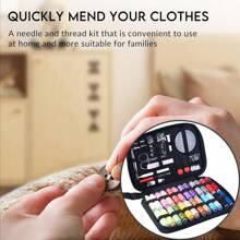 68/90 Pcs Sewing Kit With Sewing Supplies And Accessories- 24-Color Threads, Needle And Thread Kit Products For Small Fixes, Basic Mini Travel Sewing Kit For Emergency Repairs