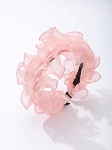 1 Stück Mädchen Plissee Tüll Haarband, einfach & lässig für den täglichen Gebrauch - Geknotetes Stirnband - Übersicht 8