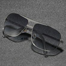 Óculos de Sol Masculinos Retrô de Metal Quadrado, Óculos Clássicos de Outdoor para Dirigir, Andar de Bicicleta, Pesca e Esportes, Presente da Moda para Verão, Praia, Viagem e Outdoor