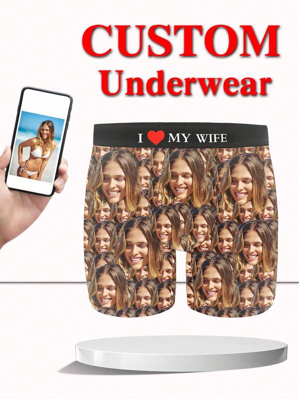 Custom Face Boxers For Men, Personalized Photo Underwear, Custom Face Boxer Briefs, Personalized Boxers For Husband, Custom Face Underwear, Custom Funny Faces Boxers Briefs, Anniversary Gift, Valentine Gift, Birthday Gift, Wedding Gift, Best Friend Gift, Gift For Boyfriend, Gift For Husband, Gift For Him, 1pc