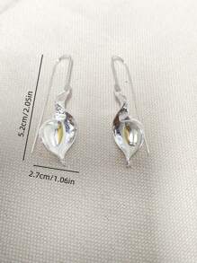 1 paire de boucles d"oreilles crochet style bohème à fleurs pour femme, bijou de fête de mariage