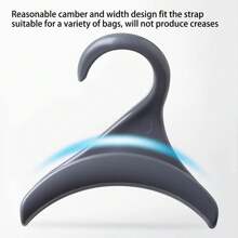 2pcs Hanging Storage PP Material Bag Organizer Racks, Closet Wardrobe Bookbag Hangers For Purse Hat Scarf, Non-Deformed Arch Design - Multicolor - View 8