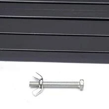 LOYALHEARTDY 大型便携式 2.3 米 X 2.3 米花墙背景婚礼气球活动派对礼品房间装饰新娘 - 黑色 - 查看 5