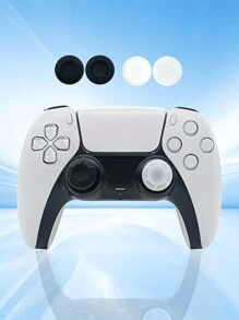 1set PS5 Controller Cover + 6pcs Joystick Caps, Water Transfer Designed, Anti-Slip, Anti-Scratch, Sweat-Proof, Enhanced Grip, Bottom Large Opening For Charging Base Charging