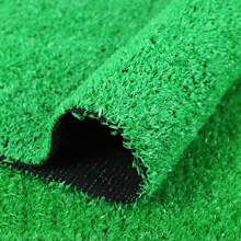 1 Pc Evergreen Artificial Grass Mat, Interlocking Turf For Indoor/Outdoor Decoration, Garden, Playground, Party, Pet Training, Backyard Landscaping