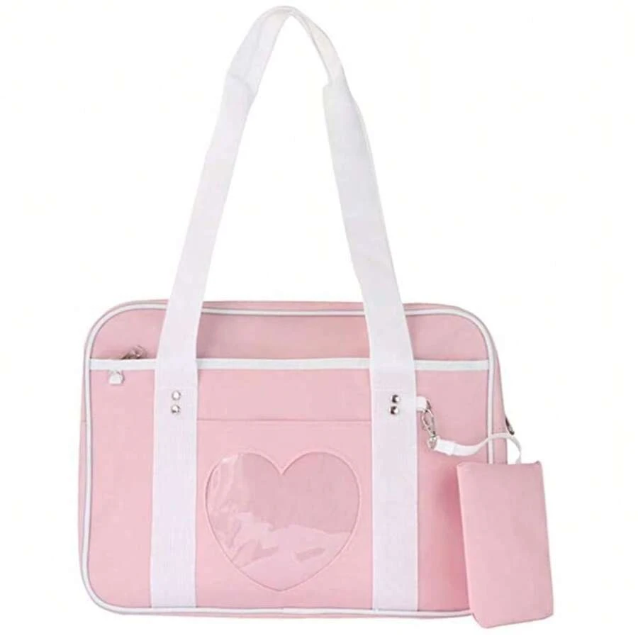 Bolsos de hombro Ita para mujer, bolso de PVC, bolso de hombro, bolsita, bolso de mano, bolso para Lolita Comic DIY Cosplay