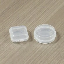PP Storage Box For Small Items, Fishing Hooks & Tackle, Portable Earplug & Earrings Dust-Proof Display Plastic Case