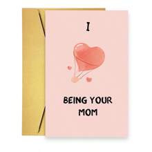 1张精美情人节贺卡，适合送给家人，附赠4个彩色信封，情人节礼物送给妈妈，生日贺卡送给她/他 - 彩色 - 查看 8