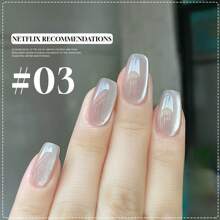 MIANEL 12ML 冬季玻璃珠猫眼凝胶指甲油 2026 新款闪光水晶冰糖小灯泡猫眼指甲油 白色指甲 蓝色指甲 红色指甲 冰透明指甲 粉色指甲 冬季指甲 美甲沙龙专用指甲用品 - 彩色 - 查看 14