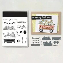 Troqueles y sellos de corte de metal de ramo de Acción de Gracias, plantillas para manualidades de scrapbooking, álbumes de fotos, corte de papel y relieve, nuevos troqueles y sellos 2025