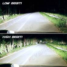 For Motorcycle H4 6500K LED Hi/Lo Beam Front Light Bulb Super Bright Headlight