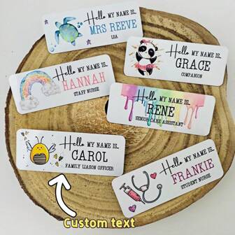 Personalised Name Badge, Name Badge, Teacher Name Badge, Nurse Name Badge, Teacher Gift, Nurse Gift,Durable,Colorful,Cute,Adorable,Funny,Kawaii,Y2K,Stylish,Unisex,Casual,Custom,Personalized,Unique,Customized,Ideal Gifts For Him,Ideal Gifts For Her,Her,Boyfriend,Girlfriend,Family,Friends