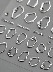 1 pezzo 5D Silver Line French Style Nail Art Stickers 5D Embossed Crystal Diamond Nail Sticker Art Decal Design Gem Press On Nail Wraps Decals Manicure Decoration Accessories DIYadesivi unghie
stickers unghie
adesiv nail art adesivi unghie
stickers unghie
adesiv nail art