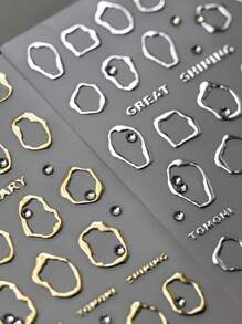 1 pezzo 5D Silver Line French Style Nail Art Stickers 5D Embossed Crystal Diamond Nail Sticker Art Decal Design Gem Press On Nail Wraps Decals Manicure Decoration Accessories DIYadesivi unghie
stickers unghie
adesiv nail art adesivi unghie
stickers unghie
adesiv nail art