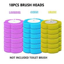 FoBianJie Disposable Bathroom Cleaning Brush, Toilet Bowl Cleaner Brush, Cleaning Brush Set With Replaceable Heads - Multicolor - View 13