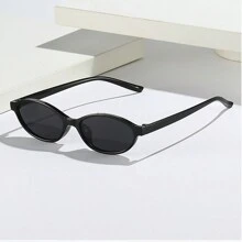 نظارات شمسية نسائية جديدة من الطراز البيضاوي ذات طراز جديد من الفينتاج للنساء، نظارات تصوير شارع عالية الجودة ذات تصميم عصري للهالوين للصيف والشاطئ والعطلات الخارجية والنمط المطوي للعودة إلى المدرسة