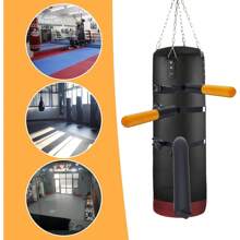 SHZICMY Wing Chun Dummy For Martial Arts Training-3 Models Available-Wall Mounted Wing Chun Dummy- Portable Wing Chun Dummy For Tree Or Soft Object, As Shown In The Figure - Black and Yellow - View 6