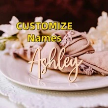 Tarjetas con nombre de madera para boda, cumpleaños, corte por láser, decoración de mesa, placa de nombre, tarjetas de lugar de boda de madera con nombre grabado por láser, señales de lugar de boda, tarjetas de lugar para cena, fiesta, decoración de boda, regalo de San Valentín, regalo para ella, regalo para él, regalo para mamá, regalo para amigos, decoración del hogar, personalizado