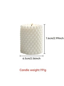 1 件手工制作的泡泡筒泡泡球蜡烛 - 大豆蜡、芳香、手工制作、摄影道具、家居装饰、母亲节、生日礼物、放松、氛围增强、房间装饰、礼物 - 彩色 - 查看 7