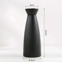 1-3pcs Ceramic Vase Set, Trumpet Mouth Design With Wide Body, Suitable For Flower Display, Living Room Decor, Corner Display, Dining Table Center Piece, Compatible With Dried Flowers, Modern Scandinavian Style Frosted Exhibition Vase, Multiple Colors Available Gifts Birthday Graduation Home Decor Flower Vase Glass Vase