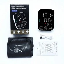 Pulsovital Tensiometro Digital Automatico De Brazo - Blanco y Negro - Ver 2