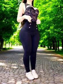 Negro mod 11 6 botones dorados