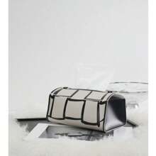Porta tovaglioli semplice in pelle PU pieghevole, scatola per carta creativa, portatovaglioli, portarotolo di carta da cucina, porta fazzoletti nero, bianco, portafazzoletti tascabile, porta salviette umide