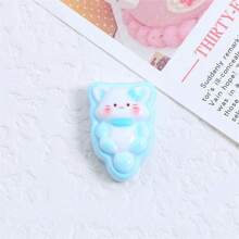 Set de 7 imanes de nevera con diseño de galletas rellenas de gatitos aleatorios, pegatinas decorativas para la cocina