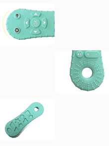 Juguete para morder con control remoto, juguete con control remoto que simula masticar, alivia el aburrimiento, estimula la dentición de cachorros, disponible en varios colores, color enviado al azar - Multicolor - Ver 10