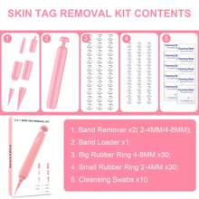 2-8mm Auto Skin Tag Remover Kit - Painless,And Safe 2-In-1 Skin Tag Removal , Including Face, Neck, And Body,Gentle, And Safe For Most Body Parts - 粉色 - 查看 7