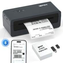 iDPRT IDPRT SP460BT Shipping Label Printer 4x6 Bluetooth Thermal Label Printer For Small Business And Shipping Package, Support Android, IPhone, Windows, MacOS.