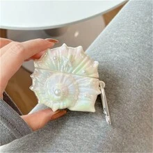 Estuche protector de conchas marinas de colores compatible con AirPods Pro 2, nuevo estuche protector de auriculares Bluetooth AirPods 4, AirPods Pro 2da generación, AirPods 3, IPodsurpro