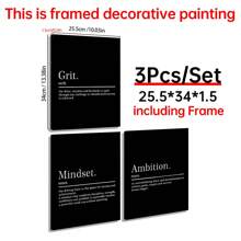 3 件木质框架帆布海报、现代艺术、励志帆布画、卧室客厅走廊、墙壁艺术、墙壁装饰、冬季装饰、房间装饰、房间海报、房间装饰用品、家居装饰、房间装饰美学、西方装饰、浴室厨房办公室装饰的理想礼物 - 彩色 - 查看 15