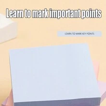 14pcs Morandi Color Sticky Notes Pen Set, Motivational Sticky Notes For Students And Office Use, Assorted Color Notes - Multicolor - View 3