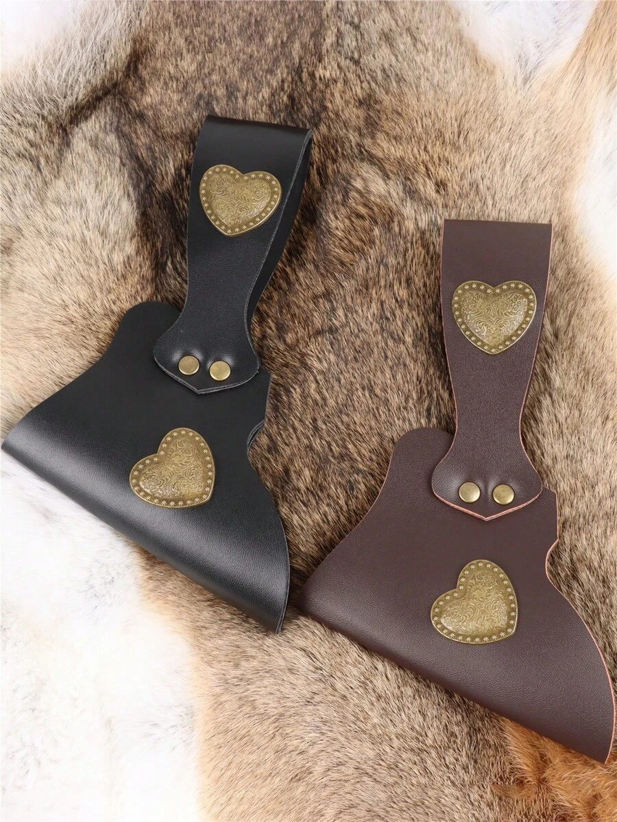 1 件 PU 皮革剑蛙皮套适用于中世纪腰带骑士口袋剑皮套维京万圣节 - 彩色 - 查看 1