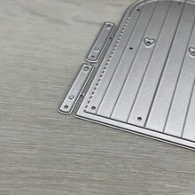 1pc Khuôn cắt kim loại Khuôn cắt Khuôn trang trí cửa Sổ lưu niệm Giấy thủ công Lưỡi dao Đục Khuôn mẫu Khuôn - Bạc - Xem 4