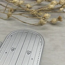 1pc Khuôn cắt kim loại Khuôn cắt Khuôn trang trí cửa Sổ lưu niệm Giấy thủ công Lưỡi dao Đục Khuôn mẫu Khuôn - Bạc - Xem 5