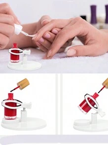 1 szt. Organizer na lakier do paznokci, przenośny i wygodny stojak na butelki z lakierem do paznokci - Wielokolorowe - Zobacz 5