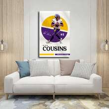 Kirk Cousins Canvas Poster Wall Art Bedroom Decor Living Room Decoration Gift - Unframe - View 4