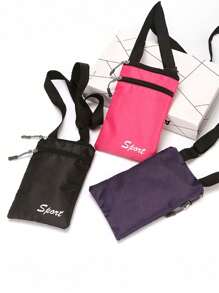 New Fashion Phone Bag Simple Shoulder Crossbody Small Square Bag Passport Documents Outdoor Small Bag Phone Bag For Women Wallet Purse Wallet